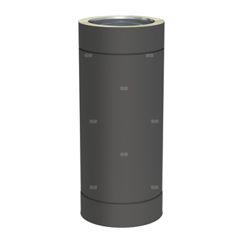 Rura dł. 500mm fi 080mm lakierowana na czarno