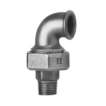 Śrubunek kątowy 90' ODLEWNIA ZAWIERCIE UA2/11oru/97oru żeliwo (ocynk) 3/4'' (GW x GZ), z uszczelką