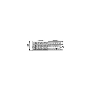 Grzejnik płytowy typ 33 KERMI X2 Plan-K wym. 405 x 505 mm, kolor biały, moc 808 W