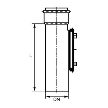 Wyczystka MAGNAPLAST KGRE 2000 kominowa PP (pp) fi 160 długość 380 mm