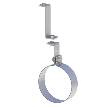 Opaska mocująca fi80mm do stropu-montaż na pręcie gwintowanym