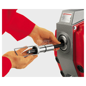 R750 Maszyna do czyszczenia rur z wężem prowadzącym