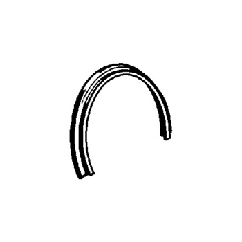 Pierścień dystansowy przeznaczenie: kołnierz dopływowy, seria produkcyjna do 2005, nr wzoru 6161.22-597 d: 33 H: 4