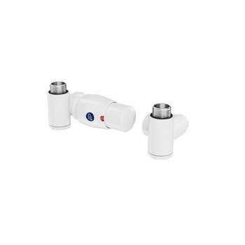 Z16 Zestaw termostatyczny lewy z trójnikiem integra biały/white mat NA PEX