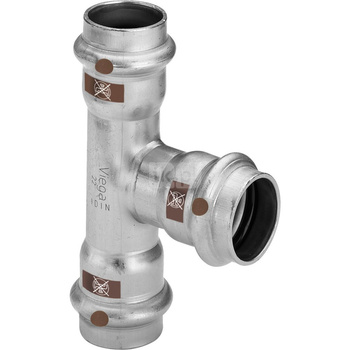 Trójnik VIEGA 1718 stal szlachetna 54 mm x 15 mm x 54 mm (mw x mw x mw)