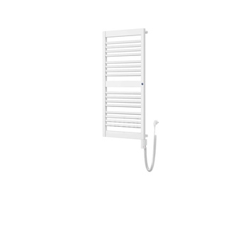 Grzejnik elektryczny (suszarka) INSTAL-PROJEKT FRAME ELECTRO, wym. 1580 (1685 z grzałką)/500 mm, kolor biały połysk,  moc 900 W