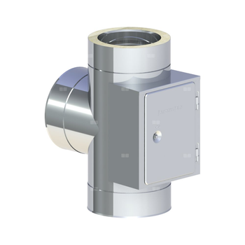 Trójnik 90' z wyczystką 210x140mm fi 200mm (1,0)