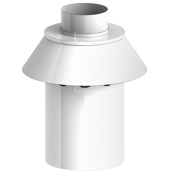 Zakończenie pionowe systemu TWIN długość 250mm fi60/100mm