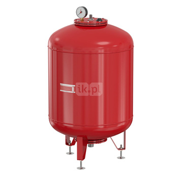Naczynie wzbiorcze stojące FLAMCO MEIBES Flexcon M, pojemność 800 l 3-, 6 bar / 120'C fi1 1/4'', kolor czerwony, do instalacji