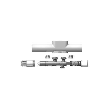 x-link plus Anschlussgarnitur für FBH chrom Kermi für Zweirohrsytem