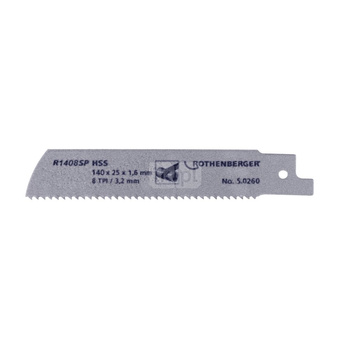 Specjalny brzeszczot do rur, 140 x 25 x 1,6