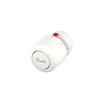 Danfoss Redia™ cieczowa głowica do zaworów Danfoss RA. Minimalna nastawa temperatury 16 C.