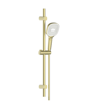 Natrysk przesuwny Malaga, kompletny, PVD brushed light gold