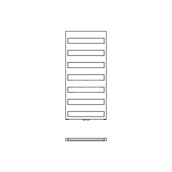 Grzejnik drabinkowy KERMI Casteo BH, wym. 1806 x 600 mm, kolor biały, moc 878W