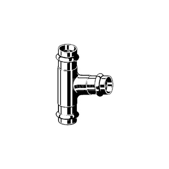 Trójnik VIEGA 2218 brąz (stan surowy) 18 mm x 15 mm x 18 mm (mz x mz x mz)