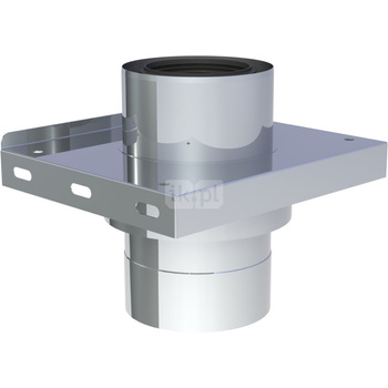 Płyta fundamentowa pośrednia z zasysem powietrza DN100/150 wysoki połysk