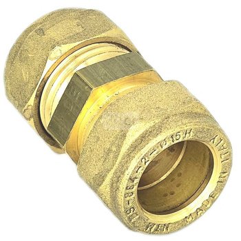 Złączka prosta skręcana QIK Do rur miedzianych, mosiądz, 8 mm (złącze skręcane x złącze skręcane)