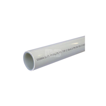 Rura PE-RT II/AL/PE-RT II SIGMA-LI 63 mm x 6 mm - sztanga 5m wielowarstwowa gładka