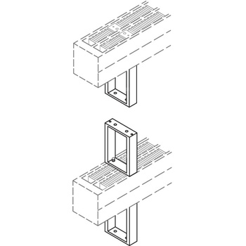 Kermi Bankkonsole Konvektor Typ43/44 L= 192 H =250, weiß
