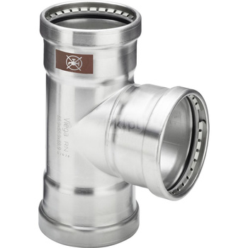 Trójnik VIEGA 1718XL stal szlachetna 76.1 mm x 42 mm x 76.1 mm (mw x mw x mw)