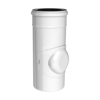 Rura fi100/150mm z otworem wyczystkowym biała