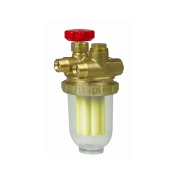 Filtr olejowy AFRISO Z500Si dwururowy fi 3/8'' x 3/8'' GW x GZ, z wkładem plastikowym, maks. przepływ 200 l/h