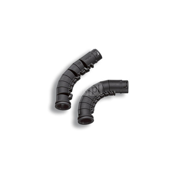 Kolanko do rur z tworzywa do podłączenia w ścianie 90'