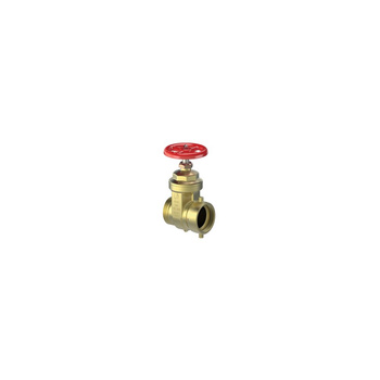 P.POŻ. ZAWÓR Z ZASUWĄ Z GWINTEM ZEWNĘTRZNYM I PRZYŁĄCZEM OBROTOWYM TYPU "HOSE THREAD SWIVEL", MOSIĄDZ 2 1/2'' NST GZ x 2 1/2'' NST GW
