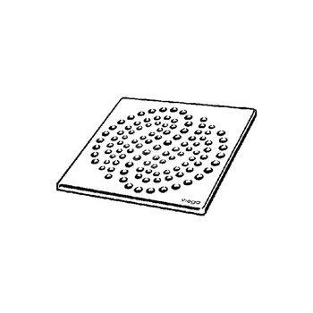 Kratka VIEGA 49294 kwadratowa ze stalowai nierdzewnej 143x143mm do wpustu