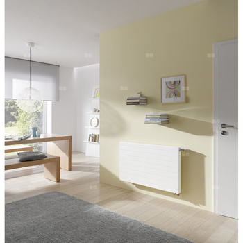 Grzejnik Kermi®X2®Line-V Typ22 wys755x102x2305mm biały,10bar,zaworowy lewa,z osłony