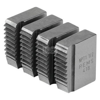 Noże gwintujące NPT 1 1/2, Zestaw