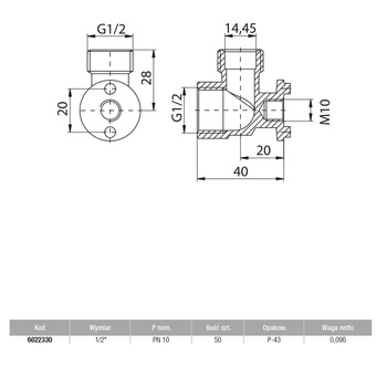 Kolano ustalone 90' VALVEX V-Pex, mosiądz, 1/2'' (GW x GZ)