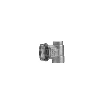 KOŃCÓWKA ROZDZIELACZA CHROMOWANA Z USZCZELNIENIEM TG Z PRZYŁĄCZAMI A-1", B-1/2", C-3/8"