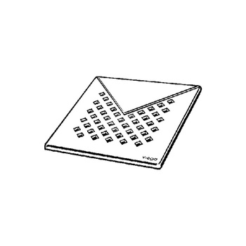 Kratka VIEGA 49291 kwadratowa ze stalowai nierdzewnej 143x143mm do wpustu