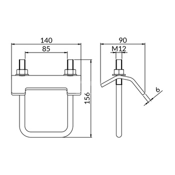 Klamra KLM profilu KE OGCKLMKE