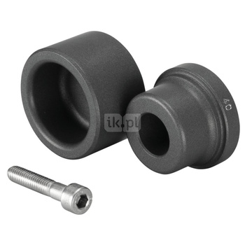 Króciec, tuleja, śruba fi 40 mm, Zestaw