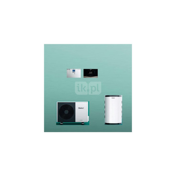 Pakiet Systemowy OZE - Pompa ciepła powietrzna powietrze-woda monoblok VAILLANT VWL 75/6A aroTHERM plus 7 kW 400 V + Moduł komunikacji internetowej VR 940f + Moduł sterowania VWZ AI + Zasobnik buforowy VP RW 50 + Regulator sensoCOMFORT VRC 720