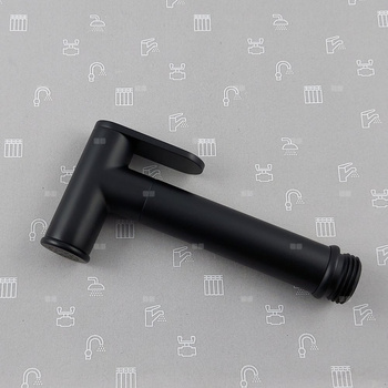 Rączka natryskowa do baterii bidetowej podtynkowej MOZA BLACK