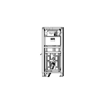 Prevista Dry-stelaż WC z indywidualną regulacją wysokości zawieszenia ceramiki sanitarnej przez użytkownika za pomocą przycisku 1120 mm stal, PE, nr wzoru 8521.32 H zab.: 1120 B: 500 Indywidualny zakres regulacji: 340–420