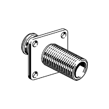 Przepust ścienny VIEGA 20321 dwuczęściowy, brąz (ocynk galwaniczny/elektrolityczny) / brąz, 3/4'' x 1/2'' (gz x gw), 35 mm