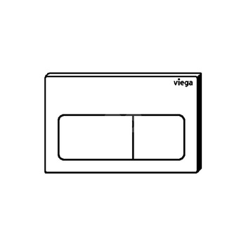 Przycisk uruchamiający do WC Prevista Visign for Life 5 nr wzoru 8601.1 płytka maskująca: tworzywo szt. szlach. matowy klawisz: tworzywo szt. szlach. matowy