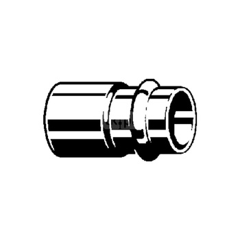 Złącze Sanpress VIEGA 22151 redukcja jednoczęściowy, brąz (stan surowy) / brąz (stan surowy), 22 mm x 12 mm (kw x mz)
