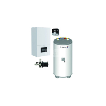 Pakiet - Kocioł gazowy jednofunkcyjny DE DIETRICH MCR4 24 kondensacyjny wiszący 3.3 - 26.1 kW + RegulatorSMART TC + Zasobnik c.w.uAQUAvie125 + Filtr magnetyczny XS90