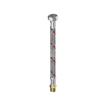 Wąż elastyczny przyłączeniowy FLAMCO MEIBES, 3/4'a (20) x 18 mm x 3/4'a (20), dł. 300 mm, GZ x GW z oplotem