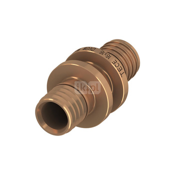 Złączka prosta TECE flex, brąz, 32 mm (zz x zz)