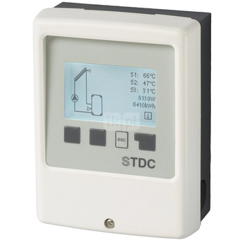 Regulator solarny STDC v3 (z 2 czujnikami temperatury PT1000)
