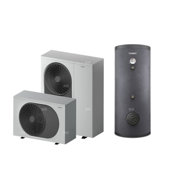 Pakiet 3 - Pompa ciepła powietrzna powietrze-woda monoblok TERMET Heat Gold 12 DC 8.2 kW 230 V + Zasobnik c.w.u. TERMET AQUA 300