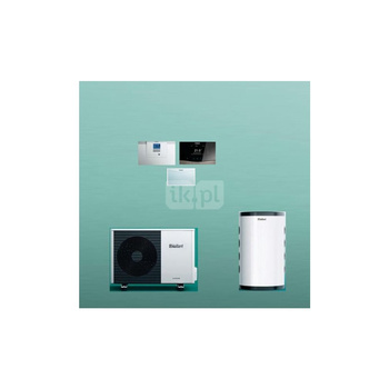 Pakiet Systemowy OZE - Pompa ciepła powietrzna powietrze-woda monoblok VAILLANT VWL 55/6A aroTHERM plus 5.4 kW 400 V + Moduł komunikacji internetowej VR 940f + Moduł sterowania VWZ AI + Zasobnik buforowy VP RW 50 + Regulator sensoCOMFORT VRC 720