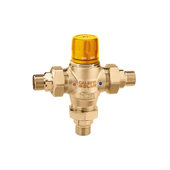 Termostatyczny zawór mieszający z wymiennym wkładem do instalacji solarnych 1 1/2"