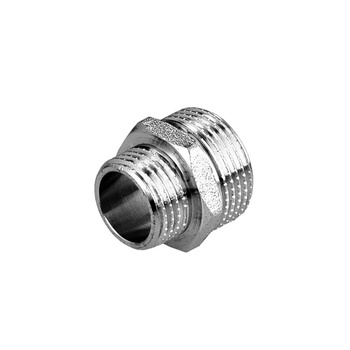 515 G1/2xG3/8 ZZ PN16 Nypel redukcyjny chromowany CuZn-C